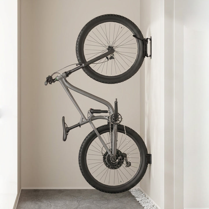 Maclean Fahrradhalterung / Wandhalterung, max. Tragkraft 35 kg, Neigungswinkel einstellbar, Stahl, MC-171, 4 Stück
