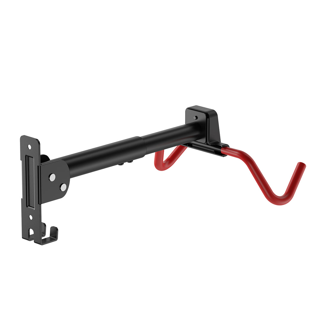 Maclean Fahrradhalterung / Wandhalterung, horizontal, Stahl, max. Belastbarkeit 30 kg, Winkelverstellbar, MC-172, 2 Stück