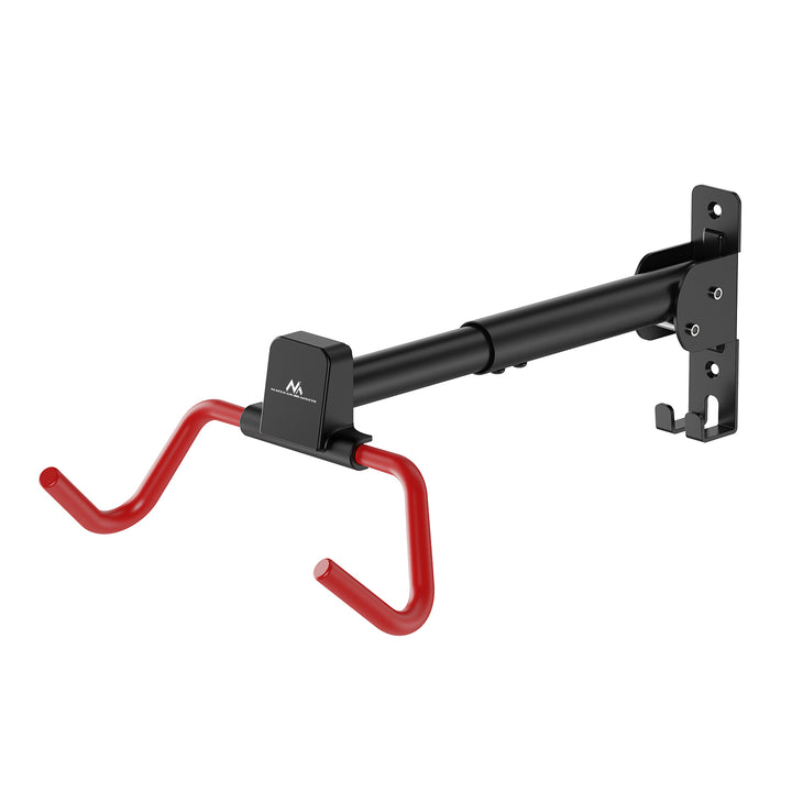 Maclean Fahrradhalterung / Wandhalterung, horizontal, Stahl, max. Belastbarkeit 30 kg, Winkelverstellbar, MC-172, 3 Stück