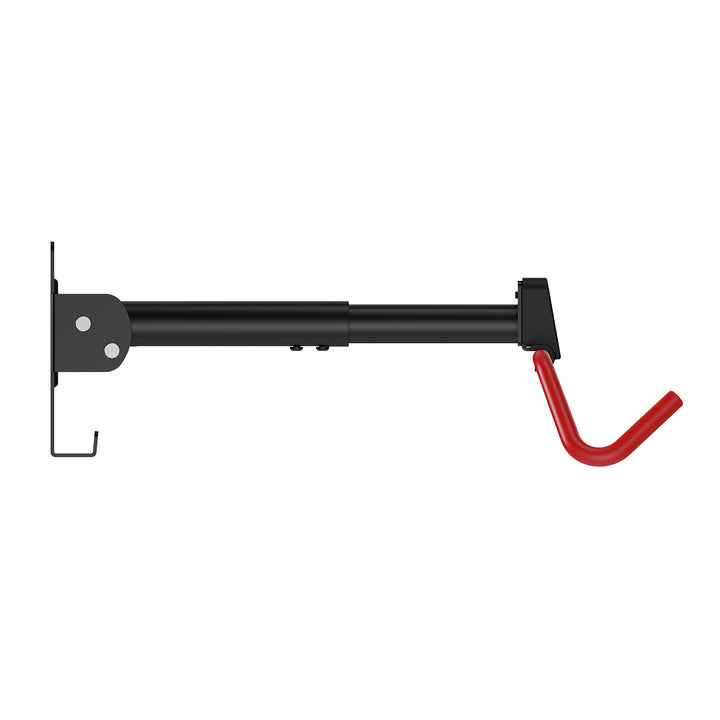 Maclean Fahrradhalterung / Wandhalterung, horizontal, Stahl, max. Belastbarkeit 30 kg, Winkelverstellbar, MC-172, 4 Stück