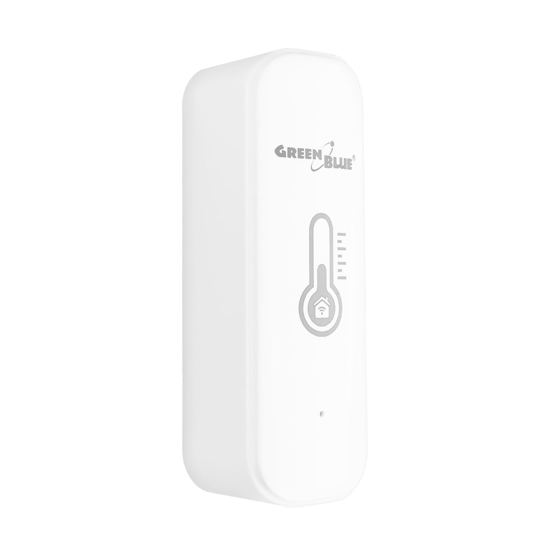 GreenBlue WLAN-Temperatur- und Feuchtigkeitssensor, Android/iOS/Alexa/Google Home, 3,0 V DC, LR03x2, GB737 + 2x R-03 LR03 AAA-Alkalibatterie von Varta Industrial 4003