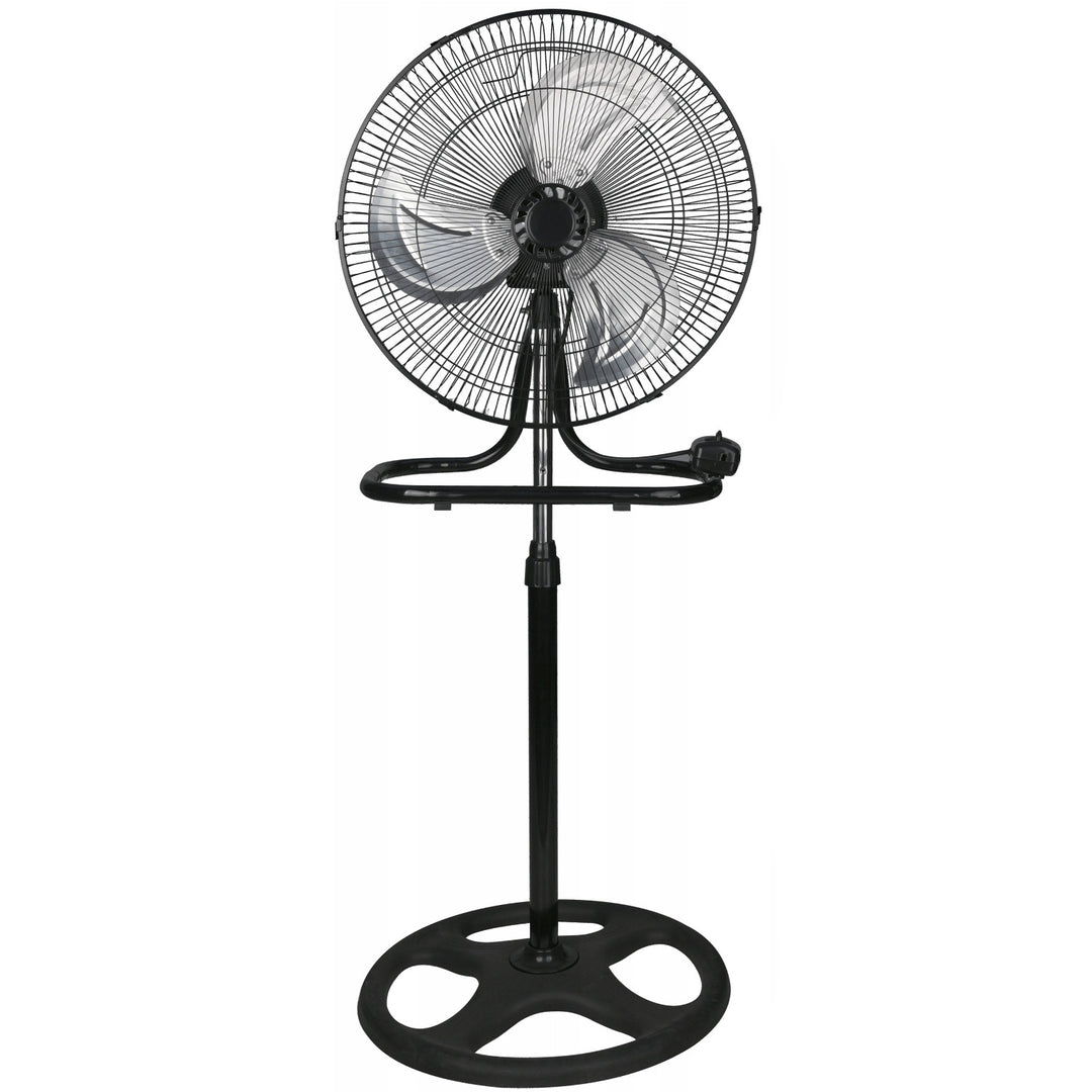 LTC-Standventilator, 18", schwarz, höhenverstellbar, Leistung 50 W, LXWT04C