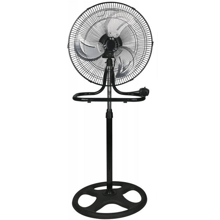 LTC-Standventilator, 18", schwarz, höhenverstellbar, Leistung 50 W, LXWT04C