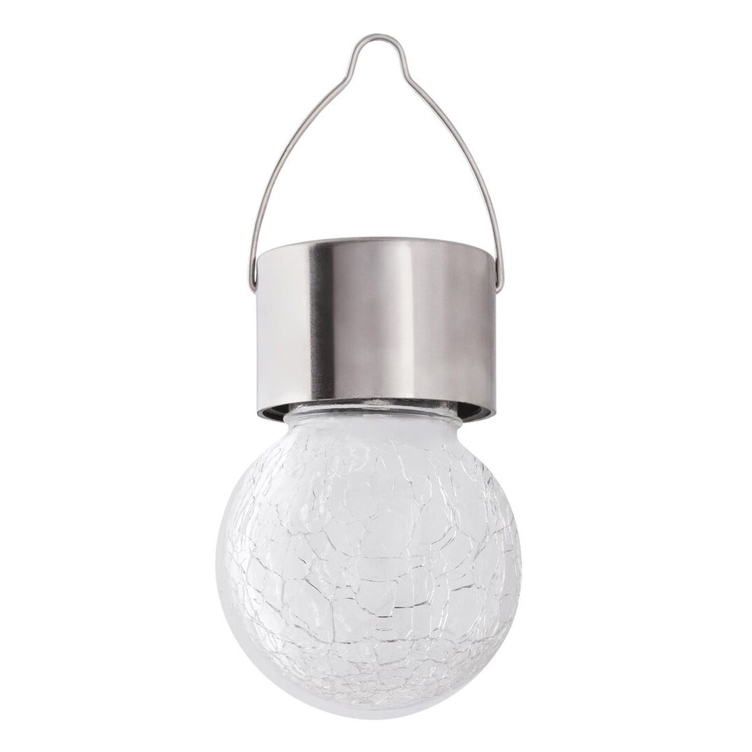 Rabalux Yola Solarlampe, 1 lm, IP44, Farbe: Satin-Chrom, LED 0,06 W, 7850