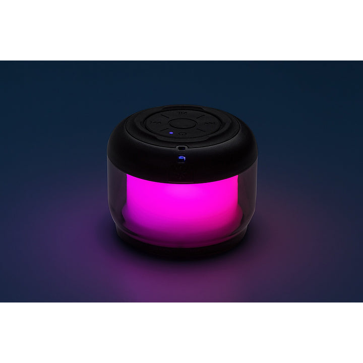 Rabalux Radelia Schreibtischlampe, Bluetooth-Lautsprecher, RGB, schwarz, IP20, Akku, 76110
