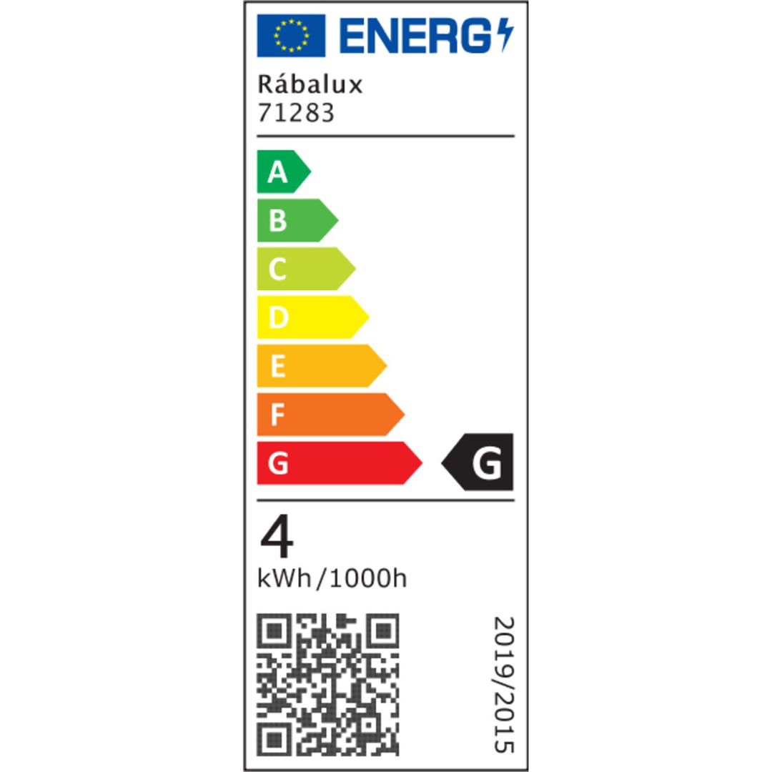 Wandleuchte Rabalux Tivro, LED 4 W, schwarz, IP20, 3 Farbtemperaturen: 3000, 4000, 6000, 71283