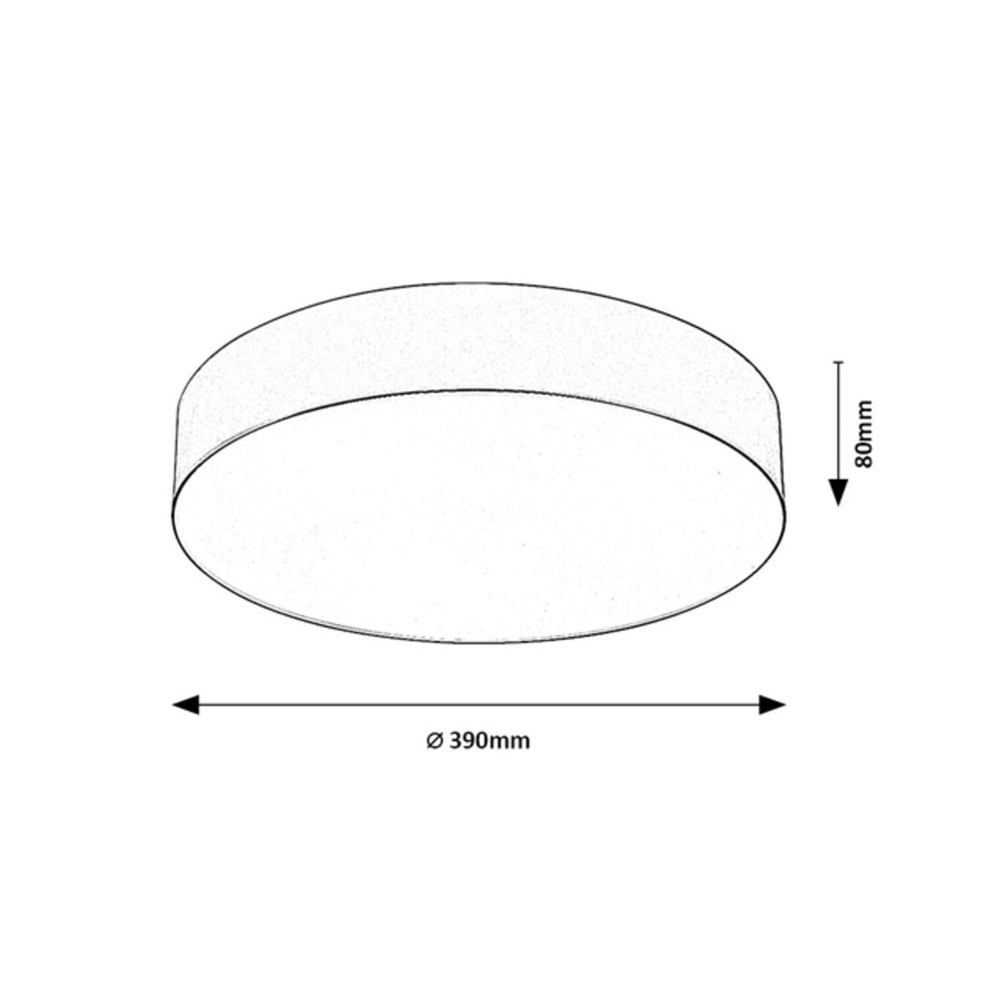 Rabalix Dolen-Lampe, grau-beige, 3x E27, max. 9 W, IP43, 75068