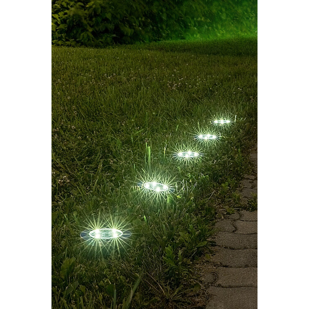 Rabalux Dannet Solar-Gartenleuchte, IP44, Farbe: Satin-Chrom, 7975