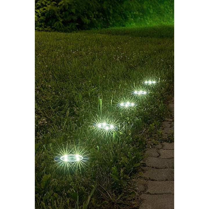 Rabalux Dannet Solar-Gartenleuchte, IP44, Farbe: Satin-Chrom, 7975