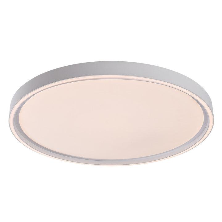Rabalux Zerina Deckenleuchte, 54 W, IP40, weiß, 3000–6500 K, Speicherfunktion, mit Fernbedienung, Timer-Funktion, Nachtlicht-Effekt, 75087