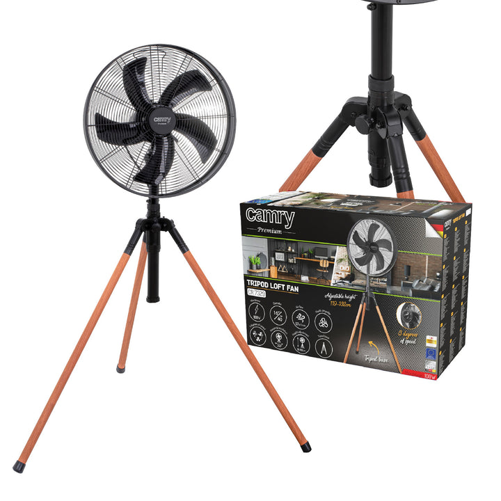 Standventilator Loft 40 cm / 16”, Höhe 119–132 cm, CR 7329, Camry