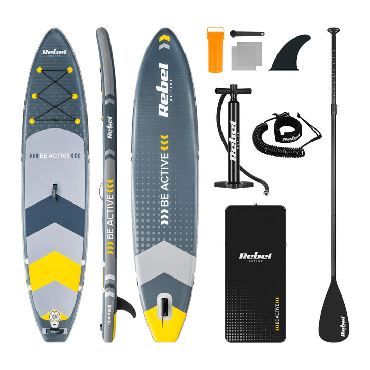 Aufblasbares SUP-Board REBEL ACTIVE 350 x 81 x 15 cm, Set