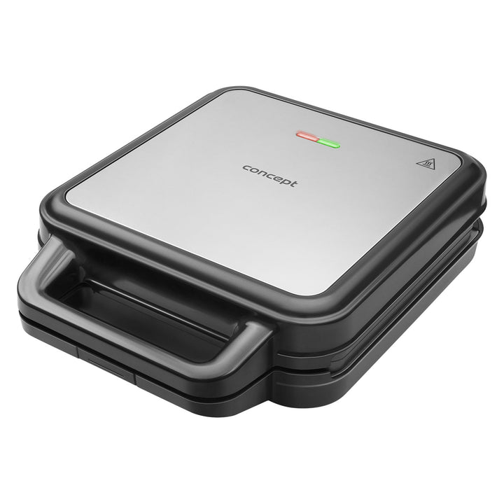 Concept Sandwichtoaster, drei austauschbare Platten, Leistung 1200 W, Antihaft-Oberfläche, Kontrollleuchte, SV3080