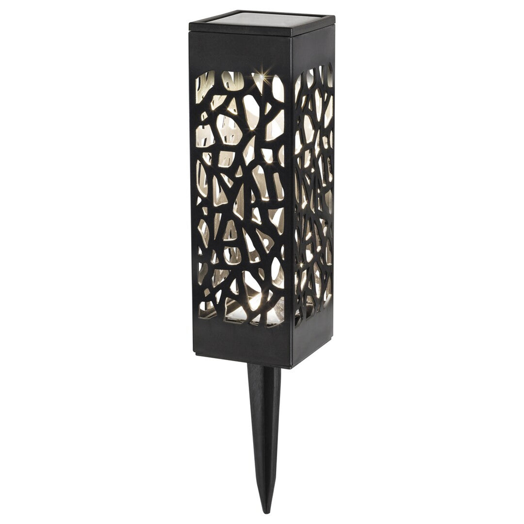 Solarleuchte Mora, 2 lm, Schutzart IP23, Farbe: Schwarz, LED 0,16 W, 8949, 2 Stück