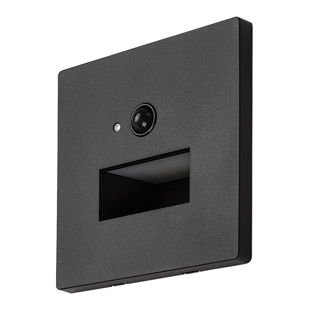 Lunca LED-Lampe 1 W, IP20, schwarz, 3000, 4500, 6500 K, Bewegungsmelder, Lichtsensor, 77197, 2 Stück