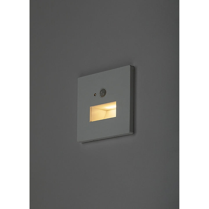 Lunca LED-Lampe 1 W, IP20, weiß, 3000, 4500, 6500 K, Bewegungsmelder, Lichtsensor, 77198, 4 Stück