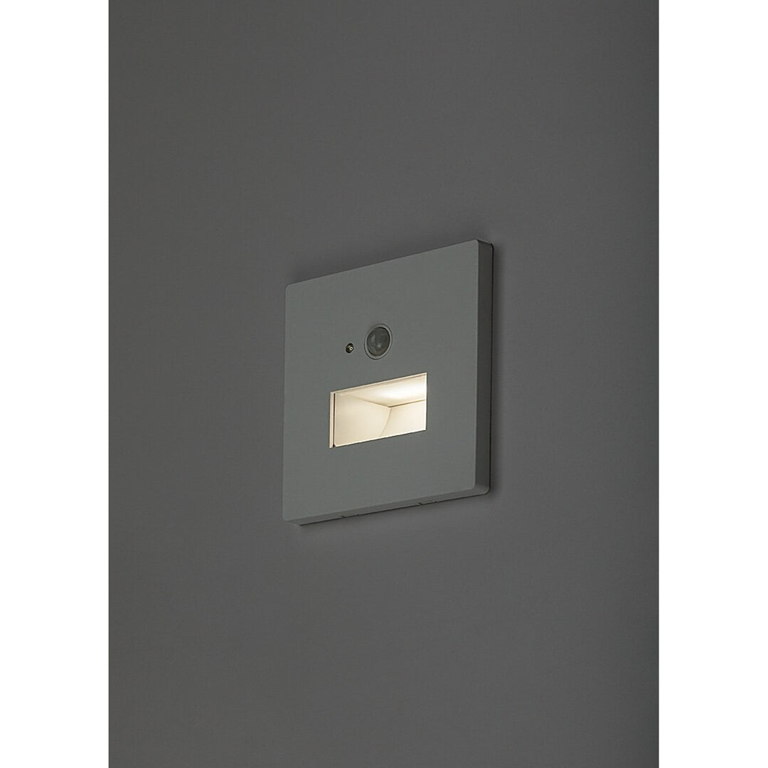 Lunca LED-Lampe 1 W, IP20, weiß, 3000, 4500, 6500 K, Bewegungsmelder, Lichtsensor, 77198, 4 Stück