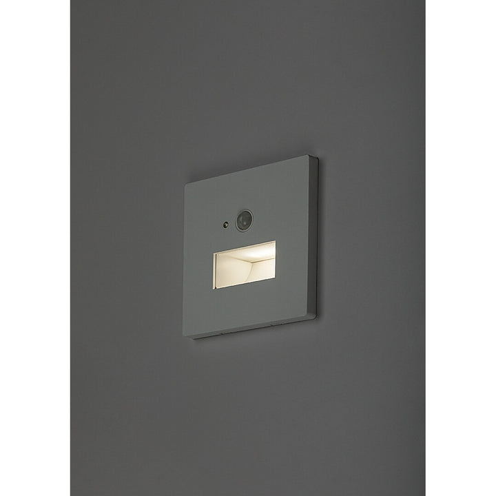 Lunca LED-Lampe 1 W, IP20, weiß, 3000, 4500, 6500 K, Bewegungsmelder, Lichtsensor, 77198, 4 Stück