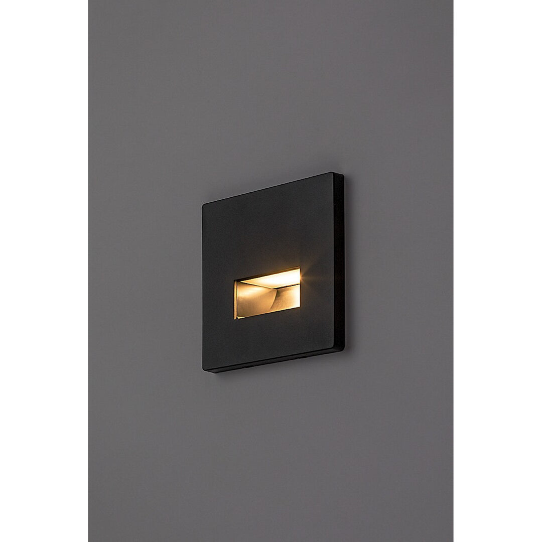 Lunca LED-Lampe 1 W, IP20, schwarz, einstellbare Lichtfarbe 3000, 4500, 6500 K, 77195, 4 Stück