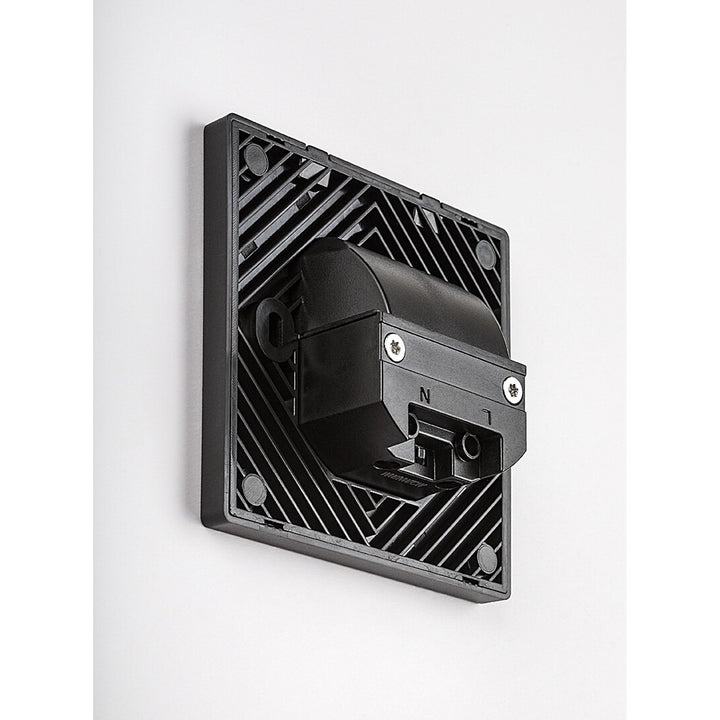 Lunca LED-Lampe 1 W, IP20, schwarz, einstellbare Lichtfarbe 3000, 4500, 6500 K, 77195, 4 Stück