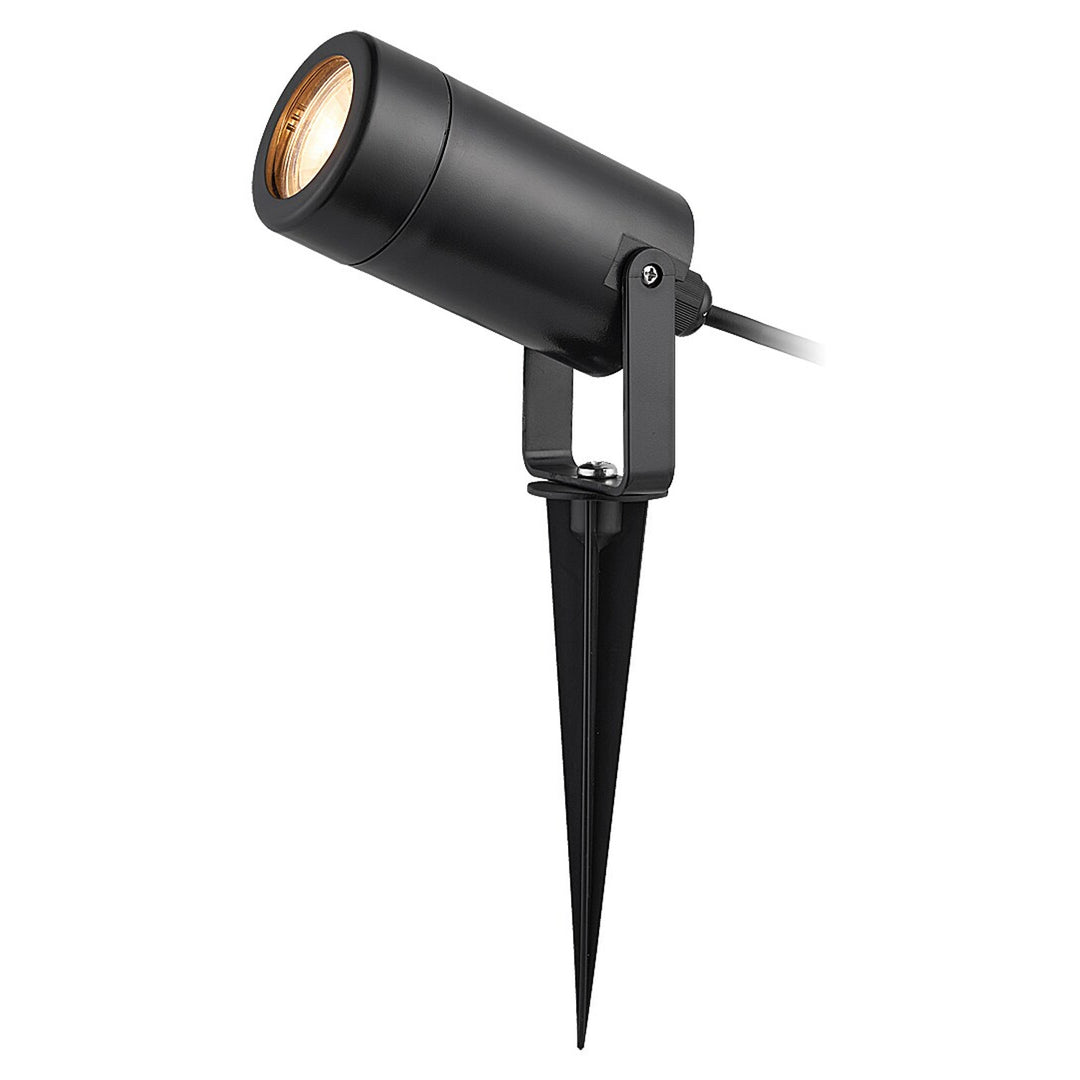 Rabalux Krobia Bodenleuchte, IP65, Farbe: Schwarz, GU10-Sockel, max. 4 W, 7814, 2 Stück