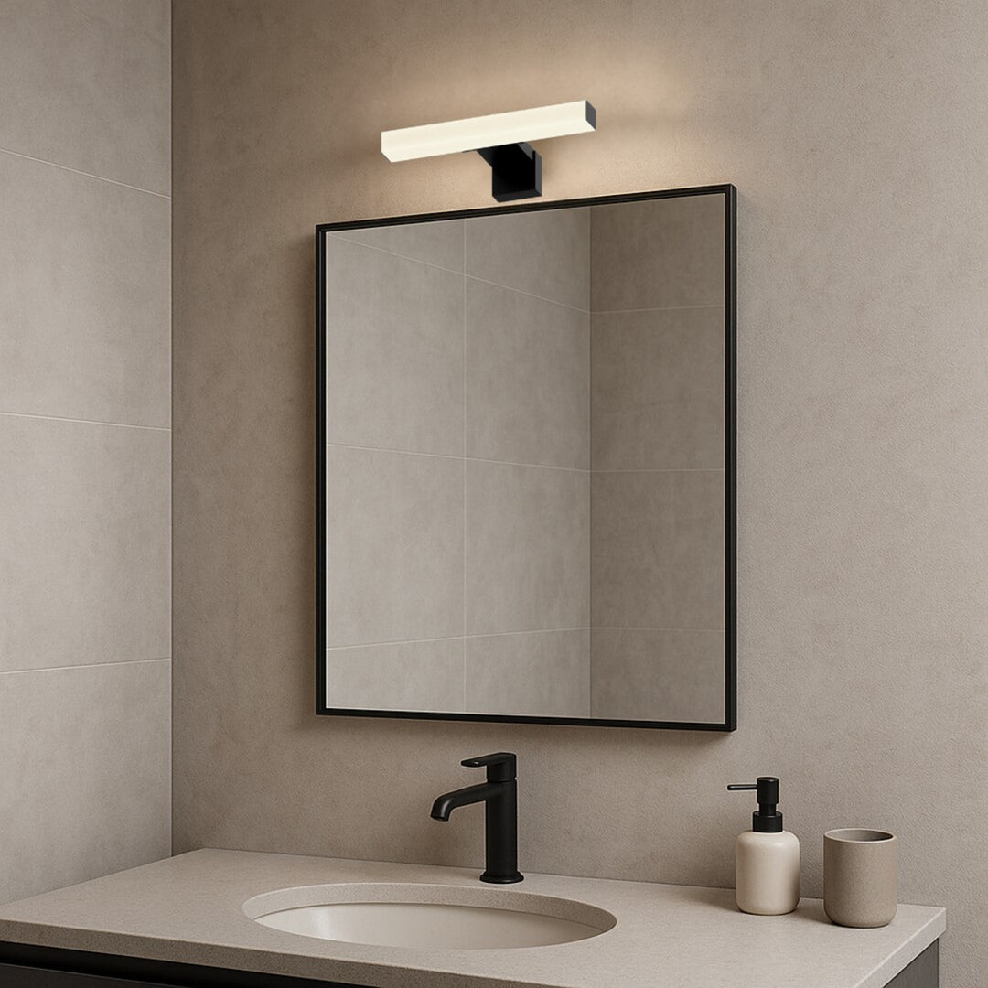Rabalux Oliro LED-Badezimmerleuchte 4 W, schwarz, IP44, 4000 K, 75050