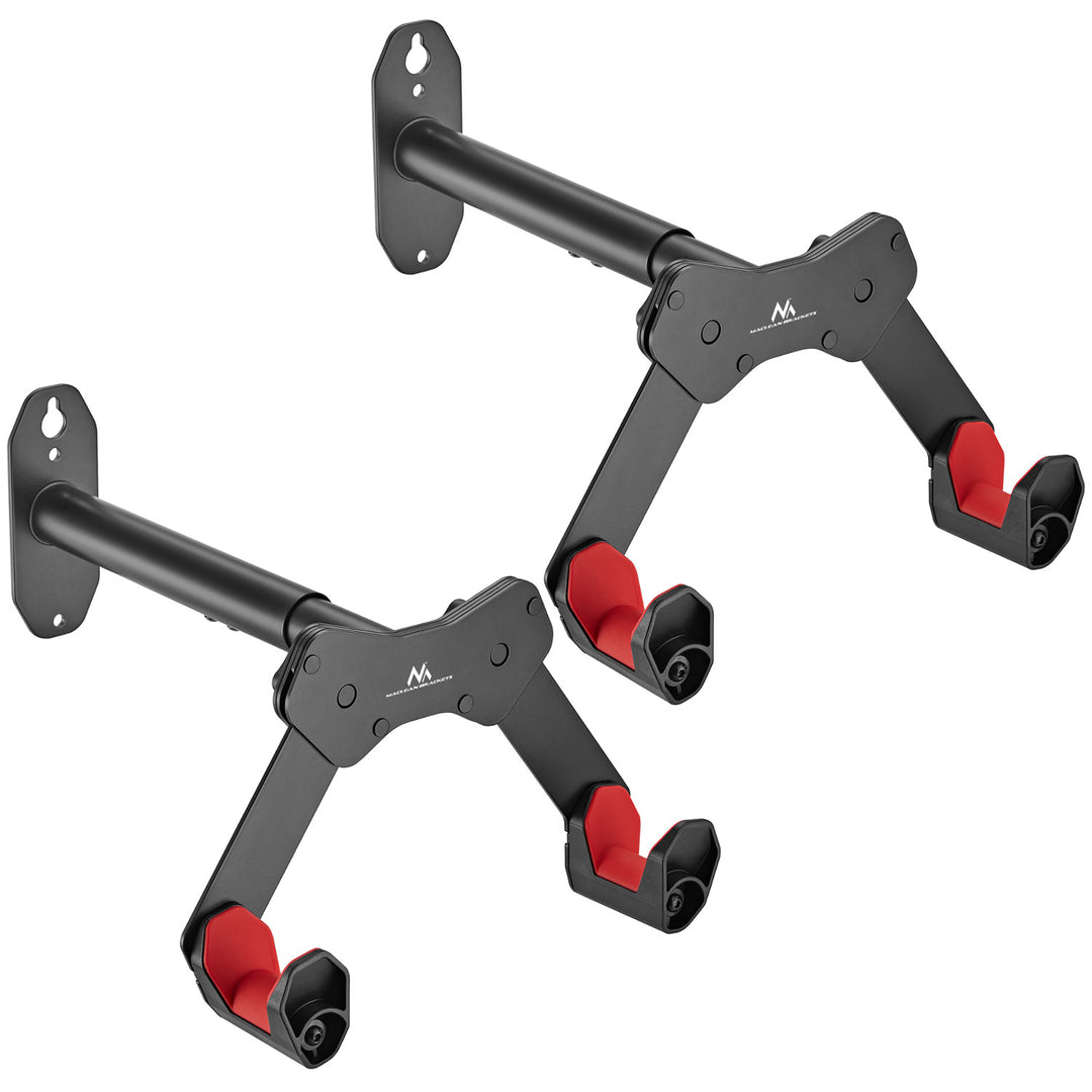 Maclean Wand-Fahrradhalter, max. 25 kg, MC-457, 2 Stück