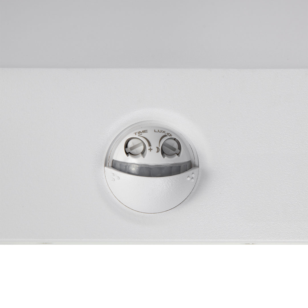 Maclean LED-Leuchte mit Bewegungsmelder, PIR-Bewegungsmelder, Farbe: Weiß, 15 W, IP65, 1560 lm, Lichtfarbe: Neutralweiß (4000 K) MCE344 W, 2 Stück