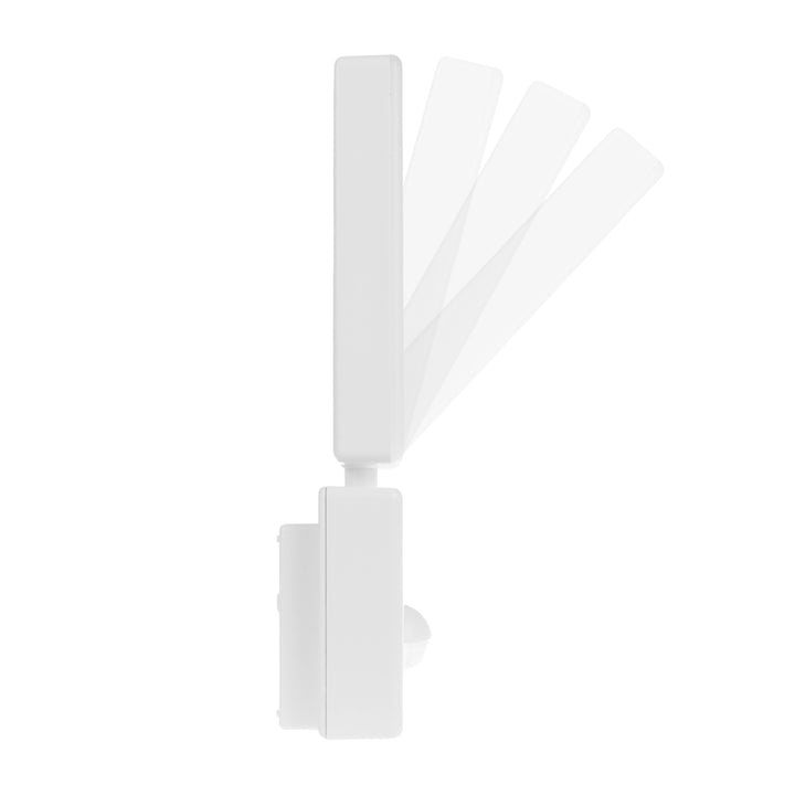 Maclean LED-Leuchte mit Bewegungsmelder, PIR-Bewegungsmelder, Farbe: Weiß, 10 W, IP65, 800 lm, Lichtfarbe: Neutralweiß (4000 K) MCE516 W, 2 Stück
