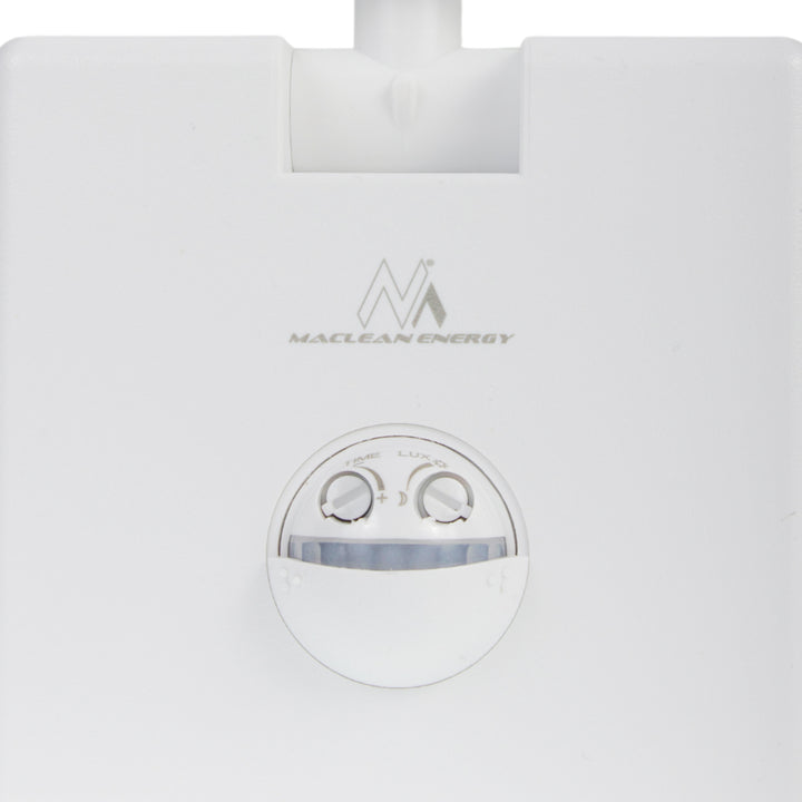 Maclean LED-Leuchte mit Bewegungsmelder, PIR-Bewegungsmelder, Farbe: Weiß, 10 W, IP65, 800 lm, Lichtfarbe: Neutralweiß (4000 K) MCE516 W, 2 Stück