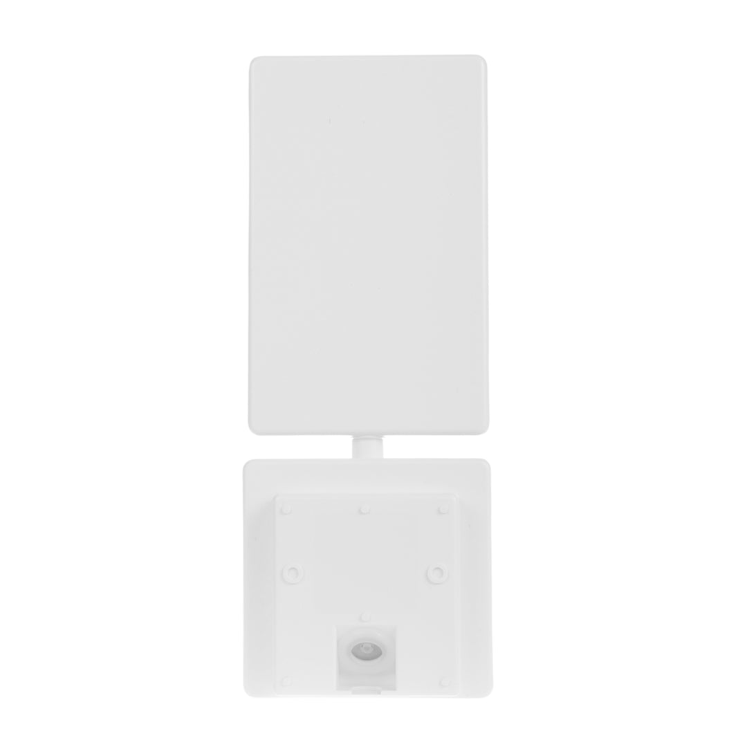 Maclean LED-Leuchte mit Bewegungsmelder, PIR-Bewegungsmelder, Farbe: Weiß, 10 W, IP65, 800 lm, Lichtfarbe: Neutralweiß (4000 K) MCE516 W, 2 Stück