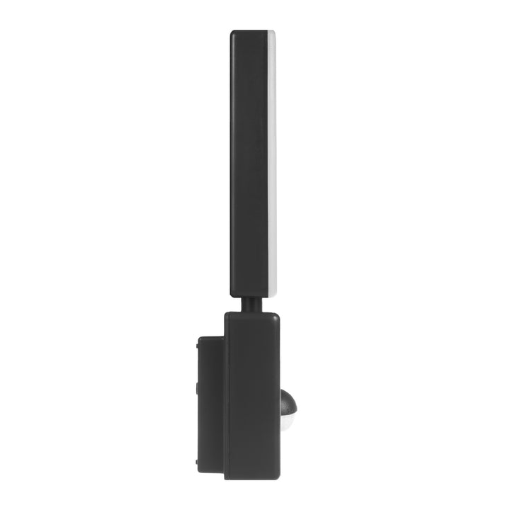 Maclean LED-Leuchte mit Bewegungsmelder, PIR-Bewegungsmelder, Farbe: Schwarz, 10 W, IP65, 800 lm, Lichtfarbe: Neutralweiß (4000 K) MCE516 B, 2 Stück