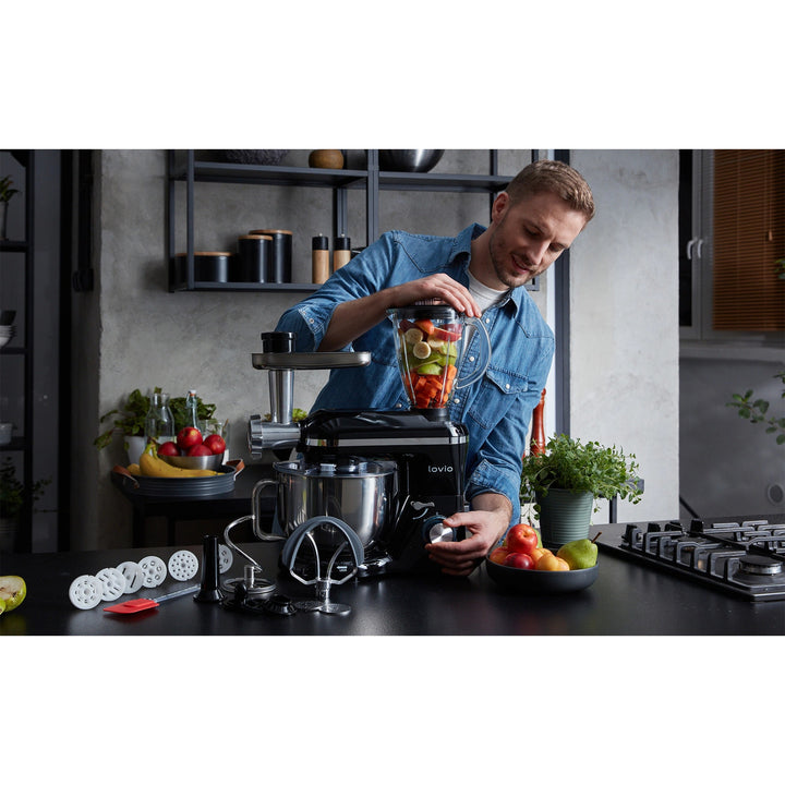 Planetenrührer Lovio ChefAssistant Plus, schwarz, LVSTM02PBK