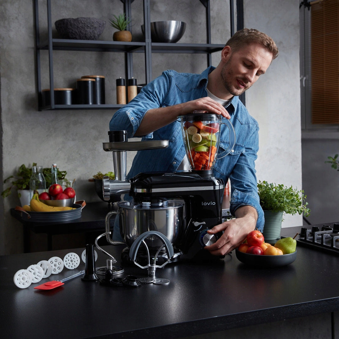 Planetenrührer Lovio ChefAssistant Plus, schwarz, LVSTM02PBK