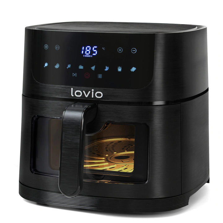 Fettfreie Heißluftfritteuse Air Fryer LOVIO PureFry XL Smart LVAF002BK