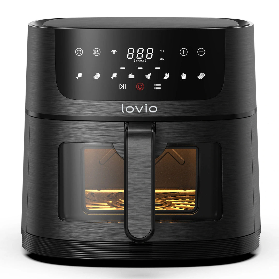Fettfreie Heißluftfritteuse Air Fryer LOVIO PureFry XL Smart LVAF002BK