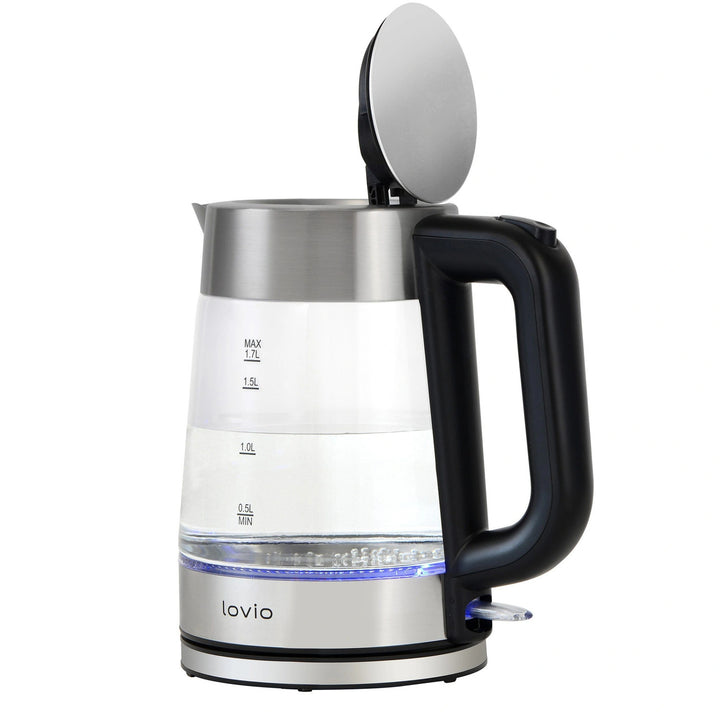 Lovio LVGEK001 kabelloser Glas-Wasserkocher