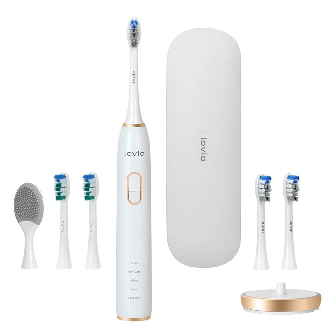 Elektrische Zahnbürste Lovio SonicProtect PRO, weiß, LVTB124WH