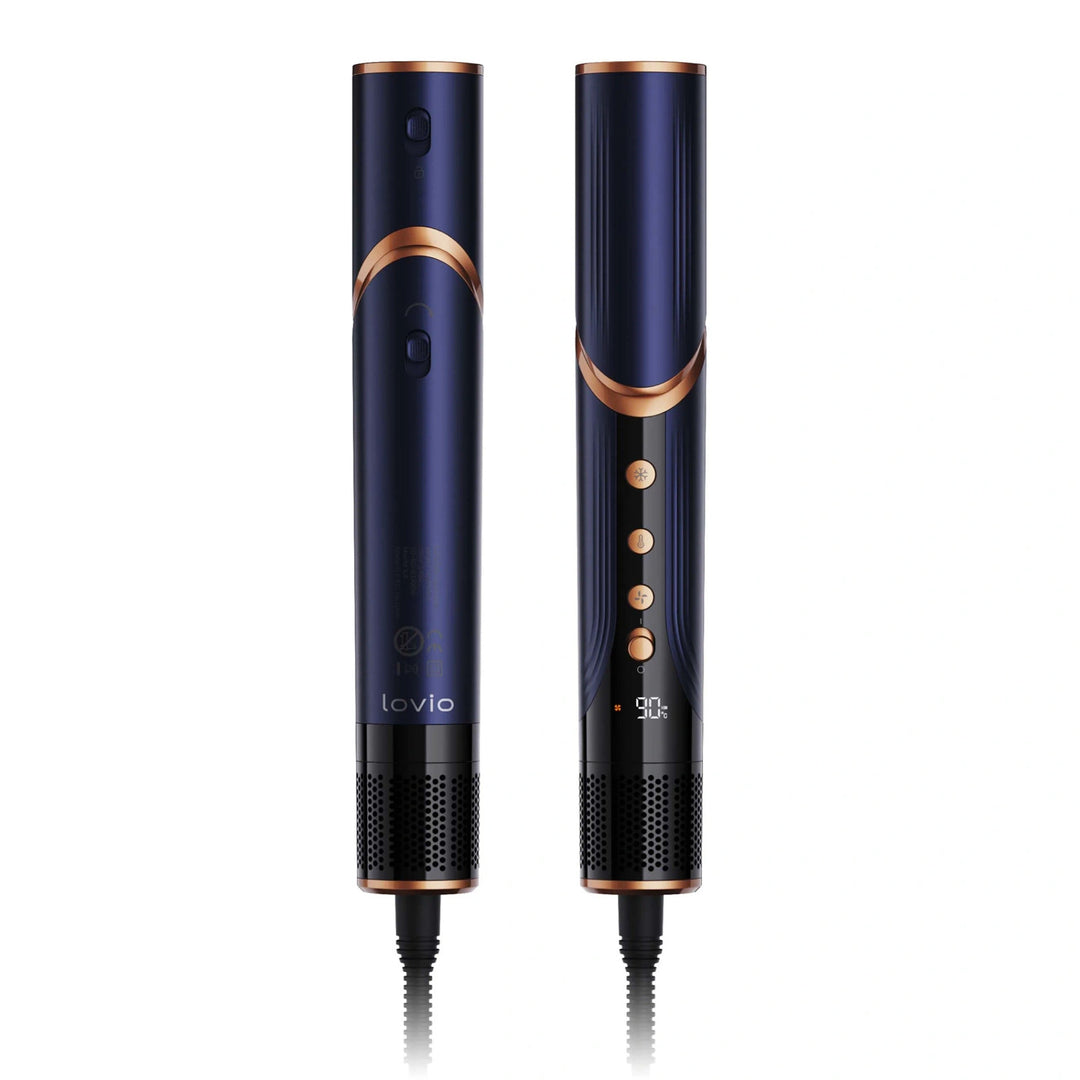 8-in-1-Haartrockner und Lockenstab mit Ionisierung LOVIO AirStyle LVHS001BL