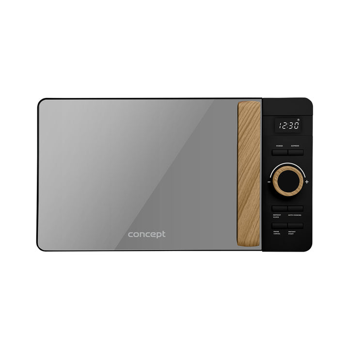 Concept-Mikrowelle, 5 Leistungsstufen, Auftaufunktion, Fassungsvermögen 20 l, Leistung 800 W, Farbe: Schwarz, MT3520bc