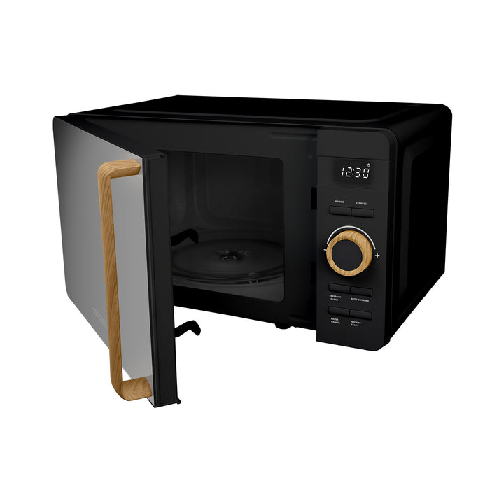 Concept-Mikrowelle, 5 Leistungsstufen, Auftaufunktion, Fassungsvermögen 20 l, Leistung 800 W, Farbe: Schwarz, MT3520bc