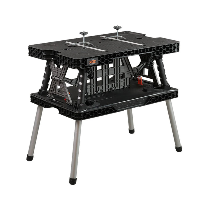 Keter Klapp-Werkbank 2.0, Tragkraft 453 kg, Arbeitsfläche 85 x 56 cm, stabile Metallbeine, 271269