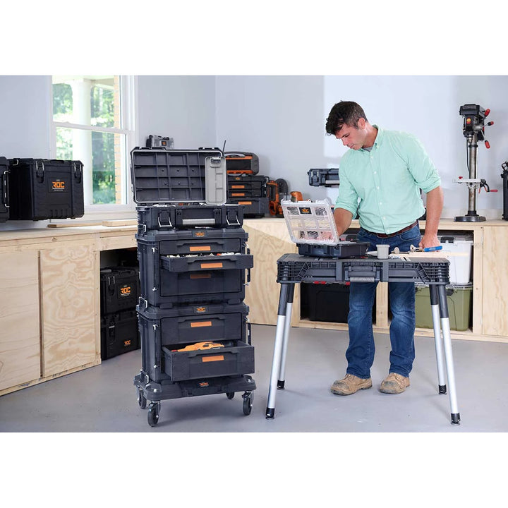 Transportplattform Keter Roc Pro Gear, Farbe: Schwarz, modulares System, Tragkraft bis zu 145 kg, 262828
