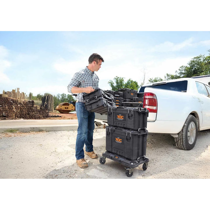 Transportplattform Keter Roc Pro Gear, Farbe: Schwarz, modulares System, Tragkraft bis zu 145 kg, 262828