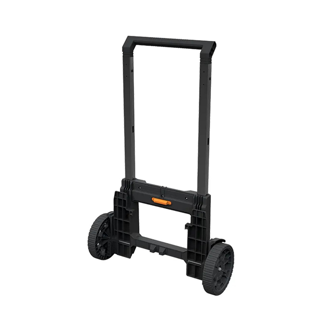 Set mit 3 Werkzeugkisten Keter ROC Pro Gear 2.0, Gesamtfassungsvermögen 110 l, Schutzklasse IP65, abnehmbarer Teleskopgriff, mit Vorhängeschloss verschließbar, 256982