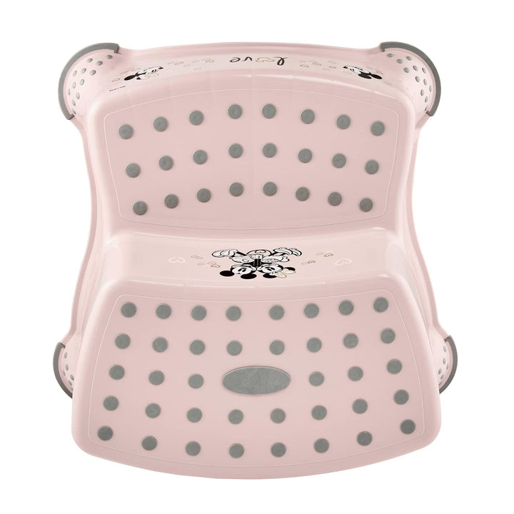 Keeeper Kinder-Trittleiter mit zwei Stufen, rutschfest, Serie „Minnie Mouse“, Belastbarkeit bis 120 kg, 1003258124700