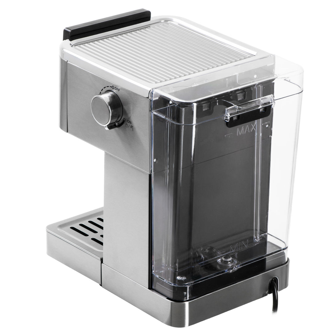 Kaffeemaschine mit 20 bar, Thermoblock, Milchaufschäumer, 5-in-1, Adler AD 4390