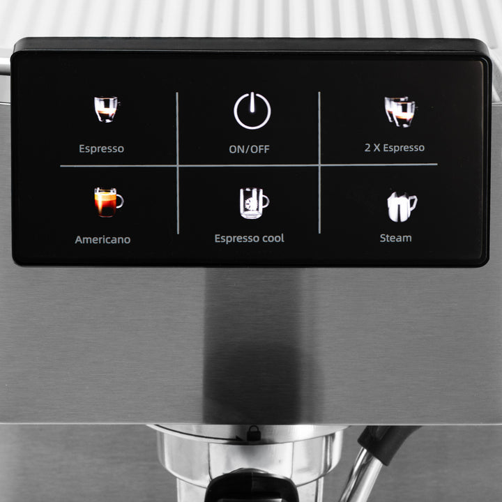 Kaffeemaschine mit 20 bar, Thermoblock, Milchaufschäumer, 5-in-1, Adler AD 4390