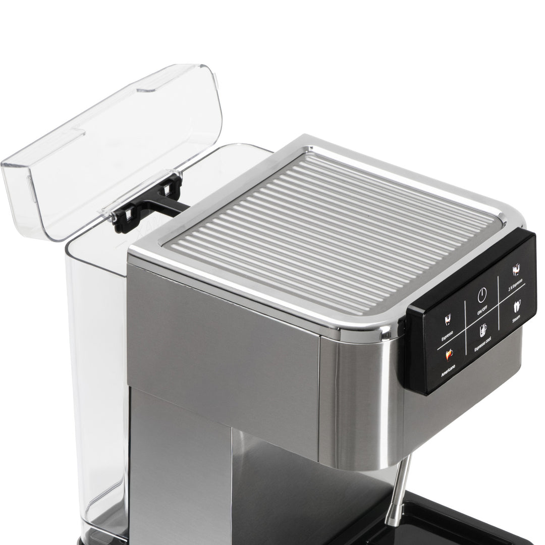 Kaffeemaschine mit 20 bar, Thermoblock, Milchaufschäumer, 5-in-1, Adler AD 4390