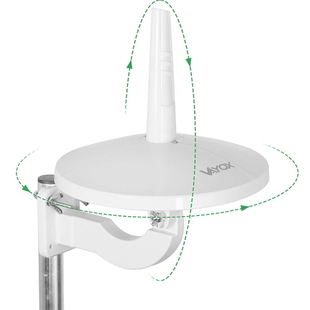DVB-T/T2-Rundstrahlantenne „Digital720 Combo“, weiß, VA0066, Vayox